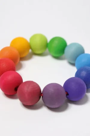 Bestseller Grimms Grijspeeltje Kralenarmband regenboog