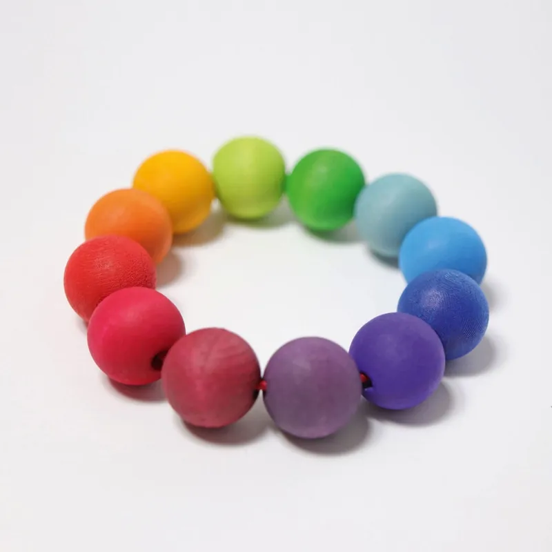 Bestseller Grimms Grijspeeltje Kralenarmband regenboog