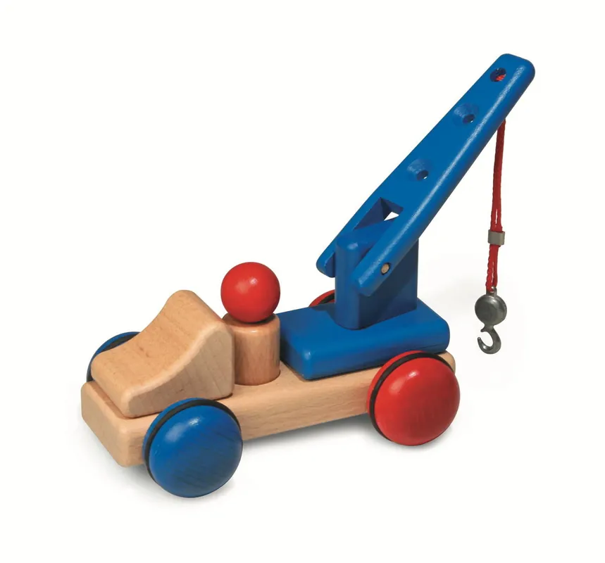 Fagus mini-sleepwagen met poppetje Beperkte Voorraad