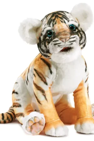 Lage Kosten Folkmanis handpop baby tijger