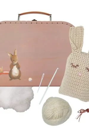 Egmont Toys Haakset Konijn in koffer, vanaf 6 jaar Seizoensaanbieding
