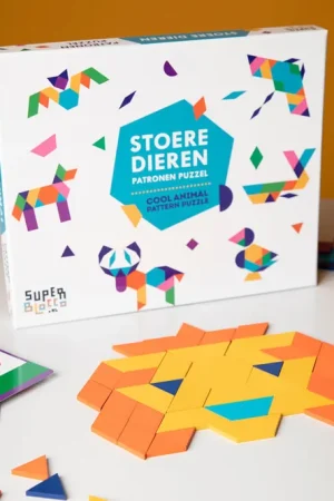 Flitsaanbieding Superblocco stoere dierenpuzzel patronen, vanaf 6 jaar