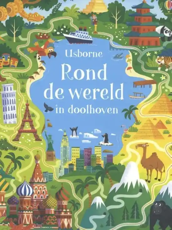 Usborne Rond de wereld in doolhoven Fabrieksprijs
