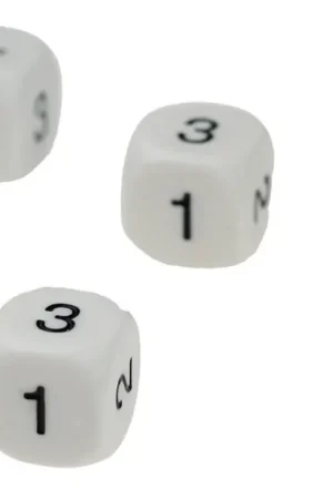 Koplow games - dobbelstenen 1 tot en met 3 per stuk Lage Prijs