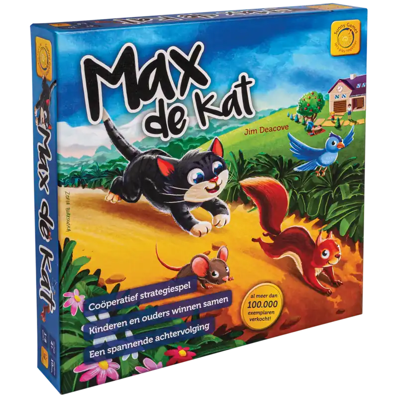 Meest Verkocht Max de Kat coöperatief strategiespel van Sunny Games