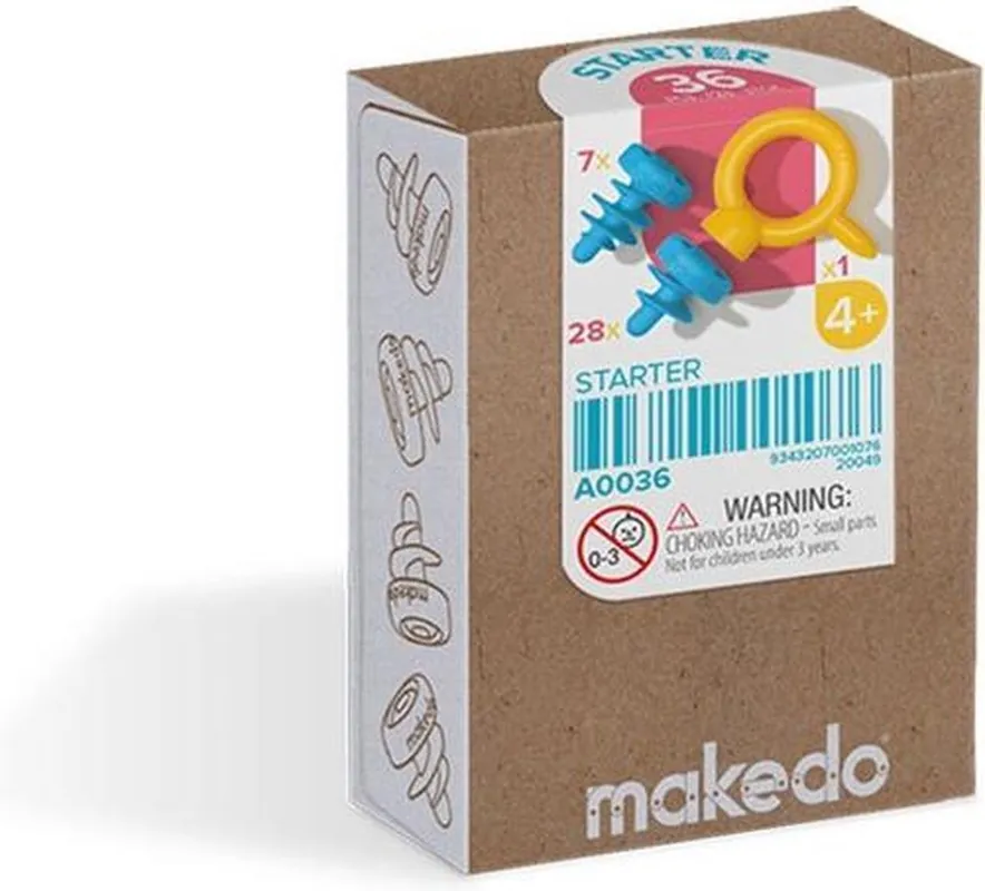 Makedo Starter schroevenset Scru en Scru+ - 36 delig Veilige Betaling