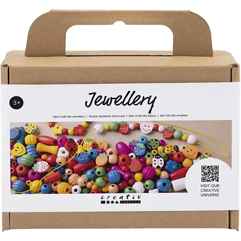 Direct Beschikbaar Creativ Company Mini Creatieve Box Sieraden, vrolijke kleuren
