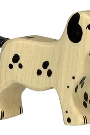 Uitverkoop Holztiger houten dalmatier staand klein 6 cm - artikel 80063