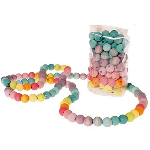Hoge Kwaliteit Grimms Houten kralen pastel 12mm -120 stuks