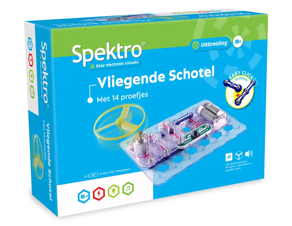 Laatste Versie Spektro vliegende schotel uitbreiding, vanaf 8 jaar