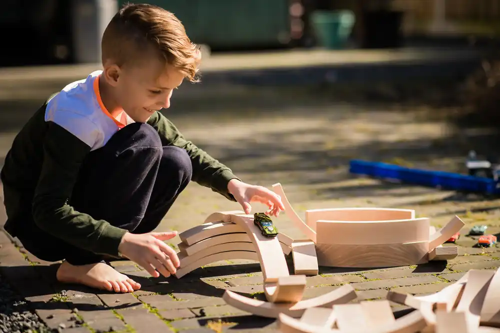 Laatste Kans Houten Abel Blocks - 12 blokken