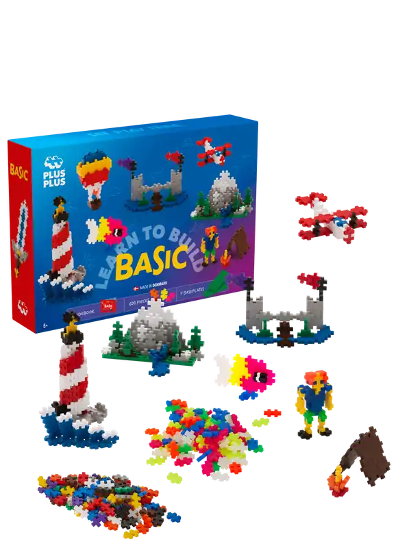 Tijdelijk Beschikbaar Plus-Plus Learn to Build Basic met 600 stenen en 4 grondplaten