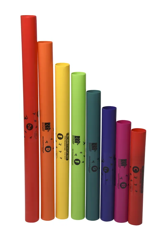 Alleen Vandaag Boomwhackers C-diatonische set met 8 klankbuizen