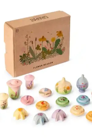 Shop Nu Grapat Bloemen wereld - 18 houten bloemen vormen