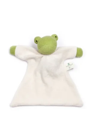 Nänchen Natur Baby knuffeldier kikker - speenknuffel Gereduceerde Prijs