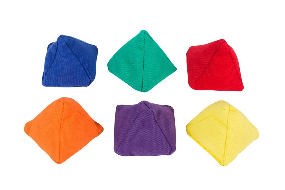 Koopje Jongleerzakjes piramide - beanbags