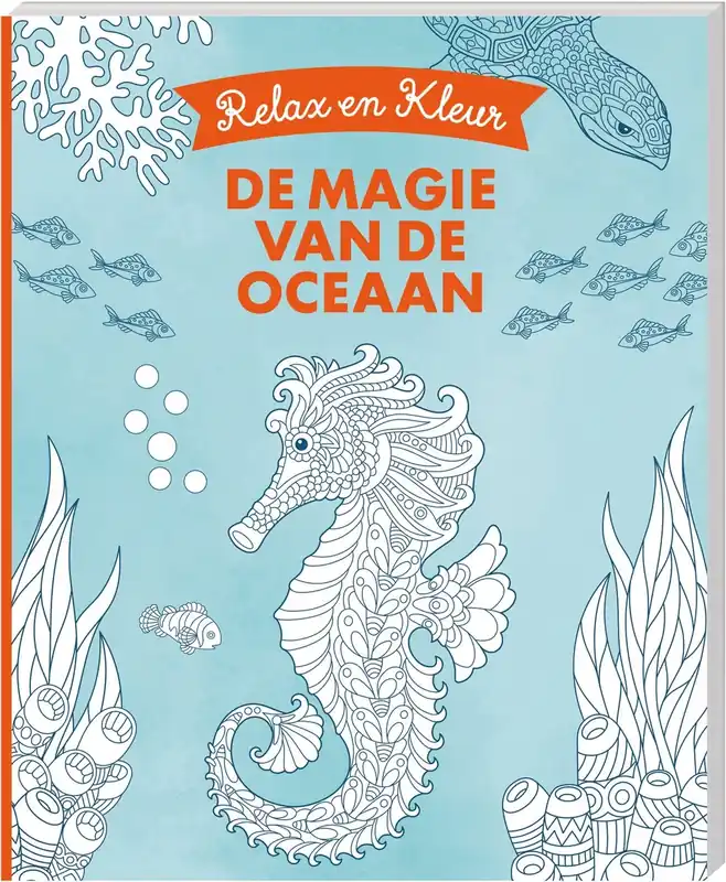 Relax & Kleur – De magie van de oceaan | Kleurboek voor kinderen en volwassenen Weekendaanbieding