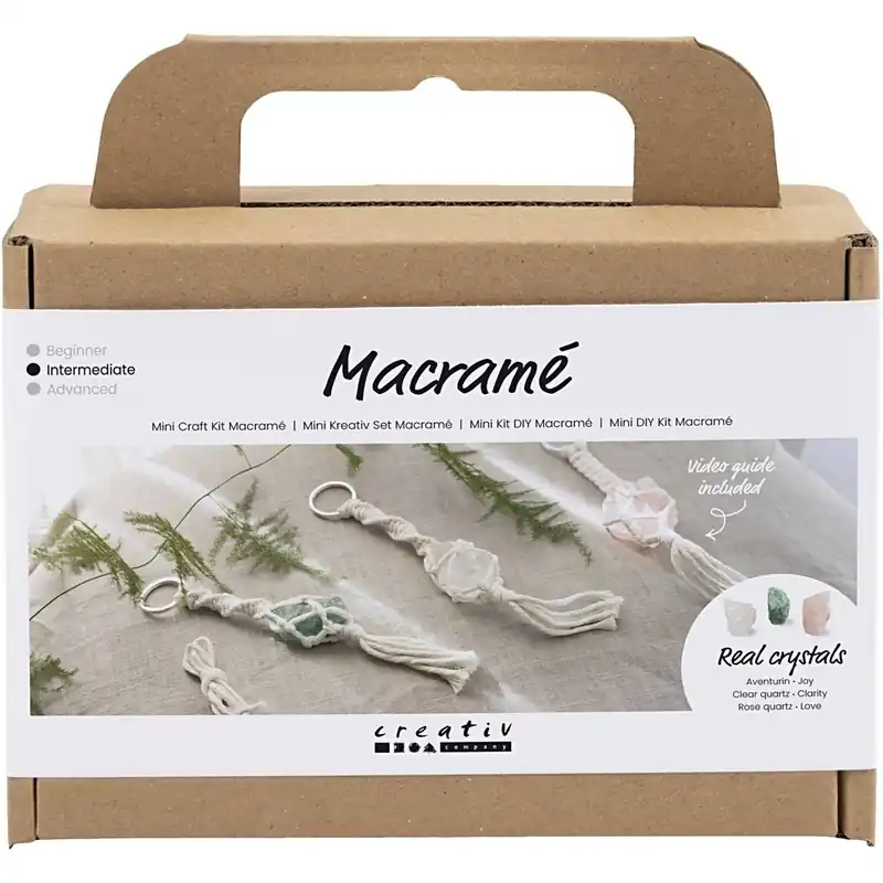 Hete Deal Creativ Company Hobbyset Macramé Sleutelhangers maken