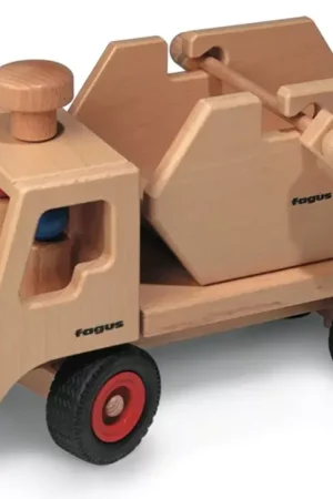 Fagus bestuurbare containerwagen met 2 poppetjes Direct Beschikbaar