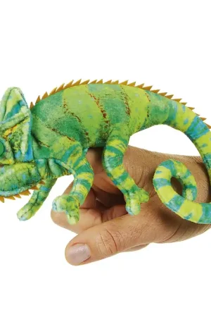 Direct Beschikbaar Folkmanis vingerpopje Kameleon