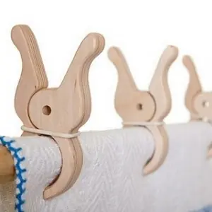 Nu Kopen Houten grote speelknijpers, set van 2