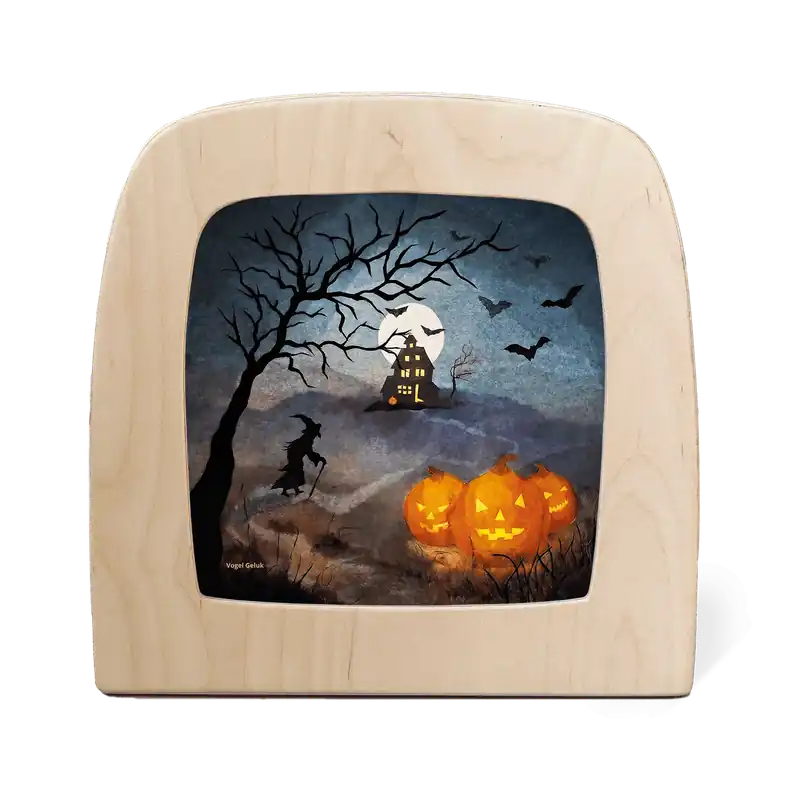 Toverlux silhouet Halloween van Vogel Geluk Direct Beschikbaar