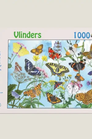 Fabrieksprijs Legpuzzel Vlinders 1000 stukjes van Tringa
