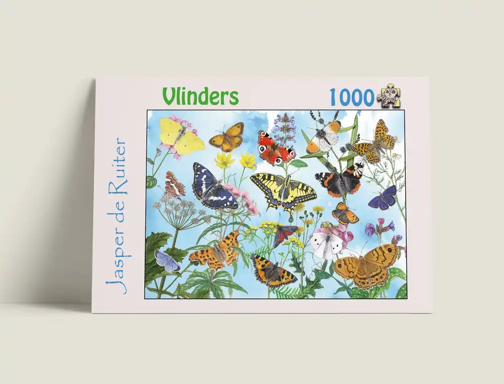 Fabrieksprijs Legpuzzel Vlinders 1000 stukjes van Tringa