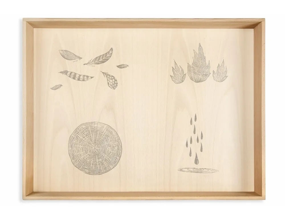 Grapat - Speelbak van hout 45x65x7cm, vanaf 0 jaar Betrouwbaar