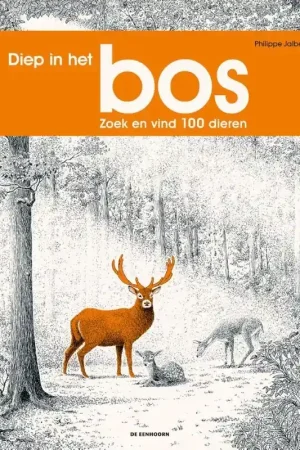 Direct Beschikbaar Diep in het bos, Zoek en vind 100 dieren, vanaf 3 jaar