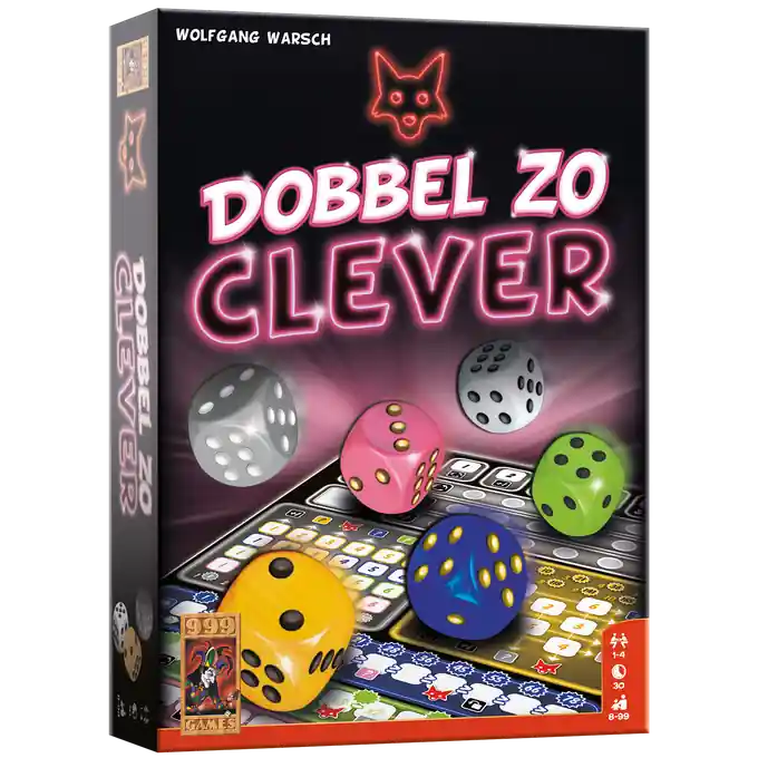 999 Games Dobbel zo Clever, dobbelspel vanaf 8 jaar Shop Nu