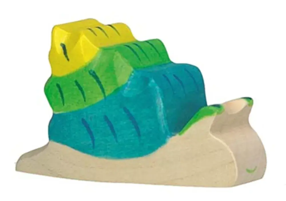 Holztiger houten slak 6,5 cm Favoriet