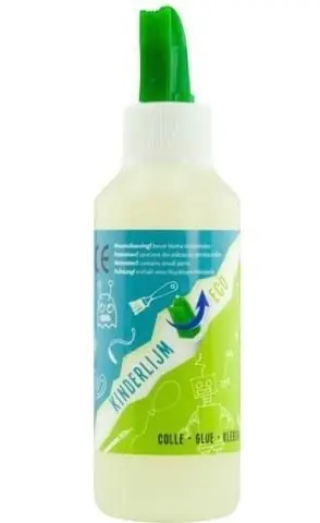 Veilige Betaling Kinderlijm Eco 100 ml - Dextrine fles met lijmspatel