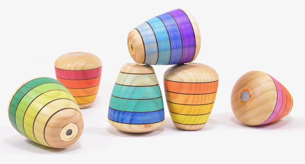 Op = Op Houten Caleidoscoop in prachtige kleuren