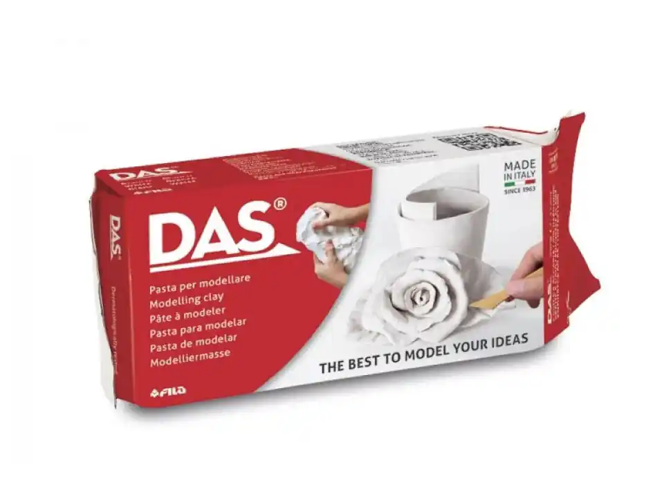 Populair Das klei wit - 500 gram