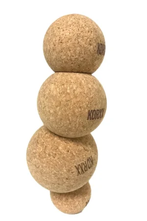 Seizoensaanbieding Korxx Bal-Lu 4 - vier formaten kurk stapelballen