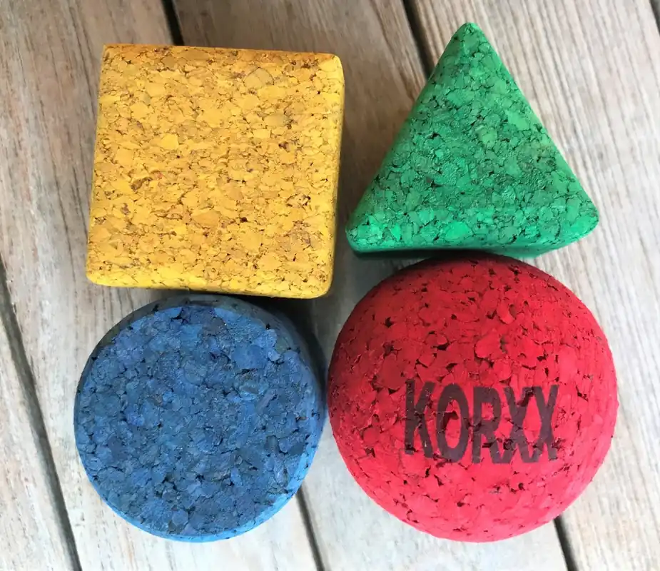 Korxx geo set gekleurd - 4 vormenblokjes Betrouwbaar