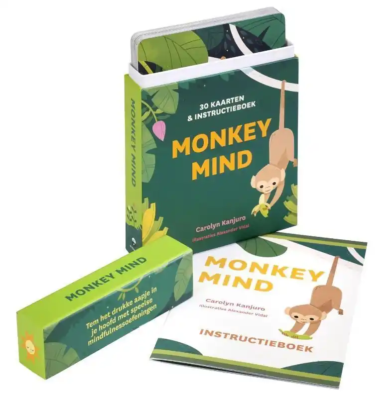 Weekendaanbieding Monkey Mind kaartenset mindfulness oefeningen