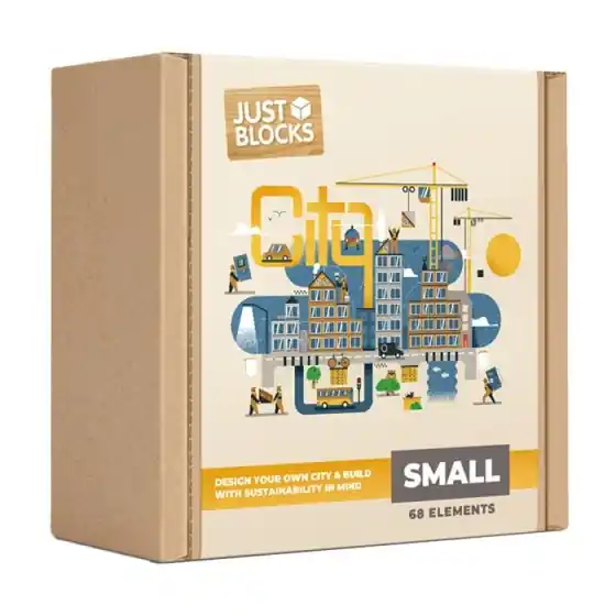 Exclusieve Aanbieding Just Blocks city small 68 blokken