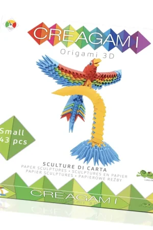Creagami - Origami Papegaai Small, vanaf 7 jaar Express Levering