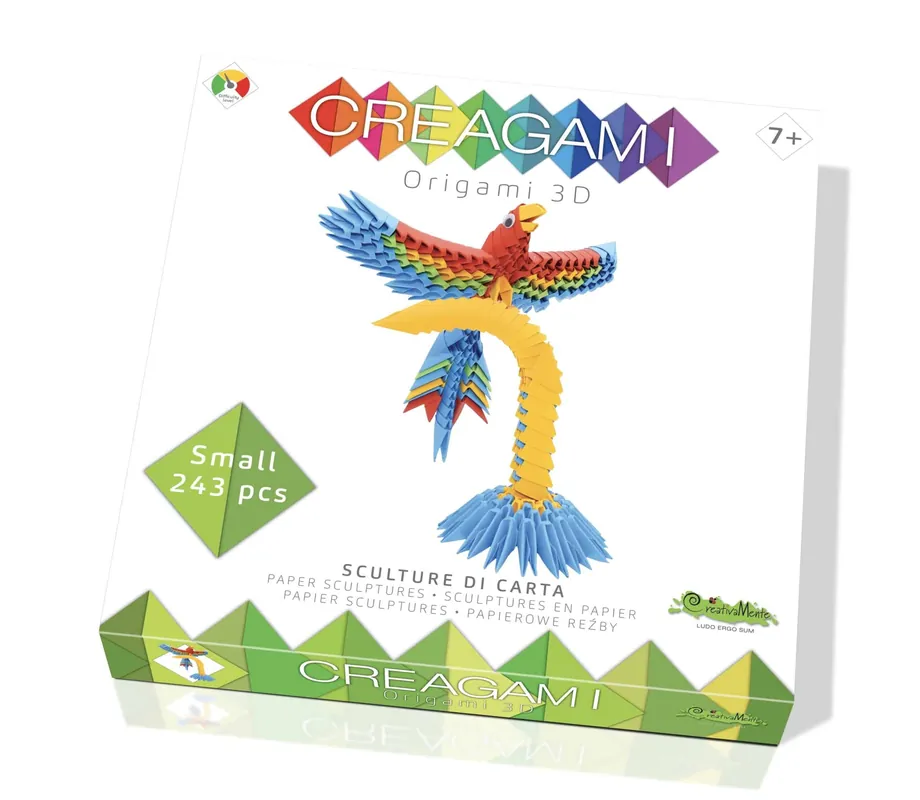Creagami - Origami Papegaai Small, vanaf 7 jaar Express Levering