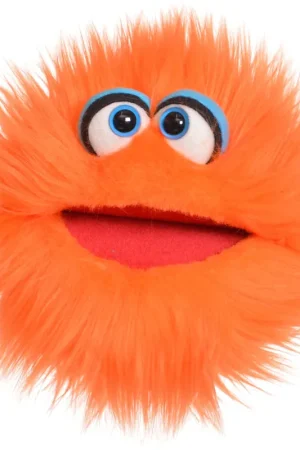 Kletskop Klops oranje 20 cm met beweegbare mond Lage Prijs