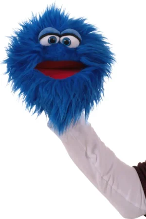 Kletskop Quackelfritze blauw 20 cm met beweegbare mond Tijdelijk Beschikbaar