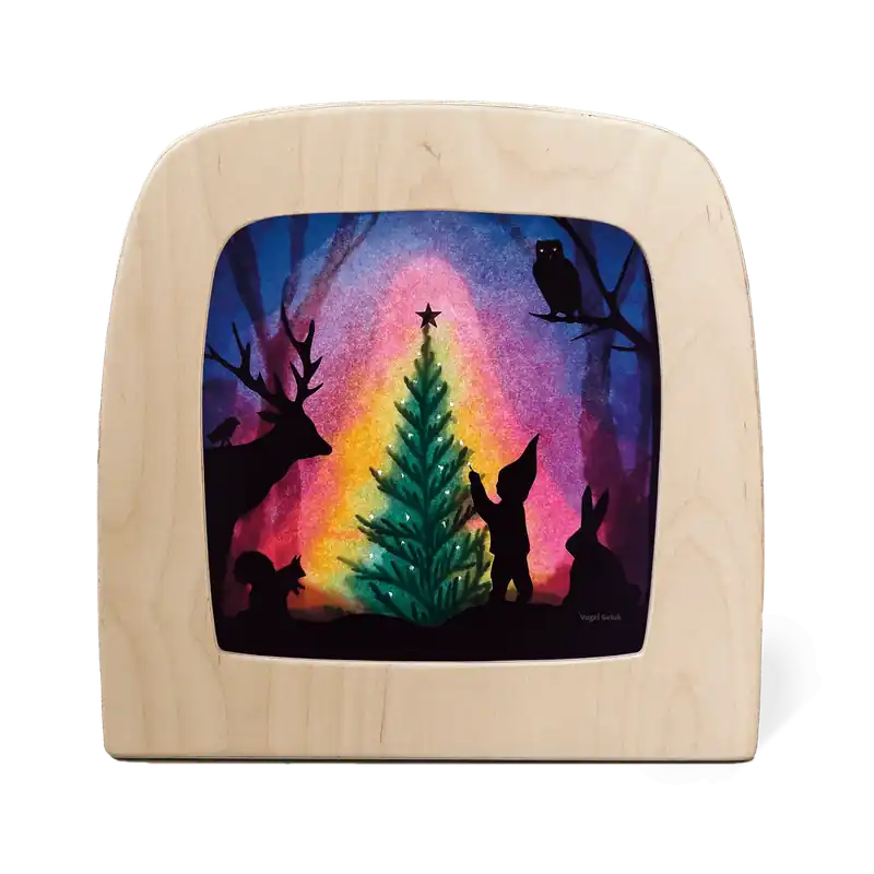 Shop Nu Toverlux silhouet Kerstboom van Vogel Geluk