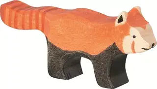 Actieprijs Holztiger houten rode panda 10 cm