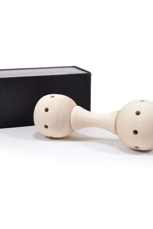 Mader houten rammelaar met belletjes, vanaf 0 jaar Koop Vandaag