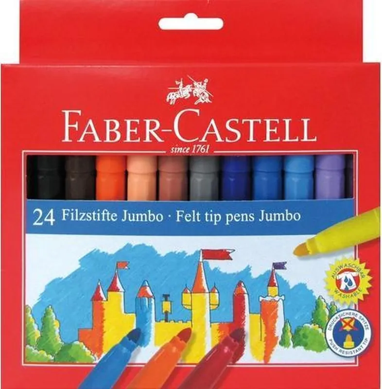 Rechtstreeks Van De Fabrikant Faber Castell 24 Jumbo viltstiften