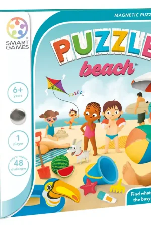 Korting Smartgames magneetpuzzel beach, vanaf 6 jaar