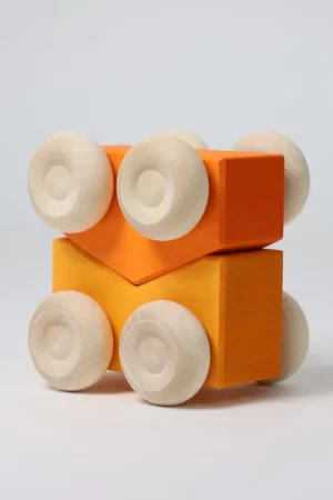 Grimm's houten Stapelauto's oranje Laatste Kans