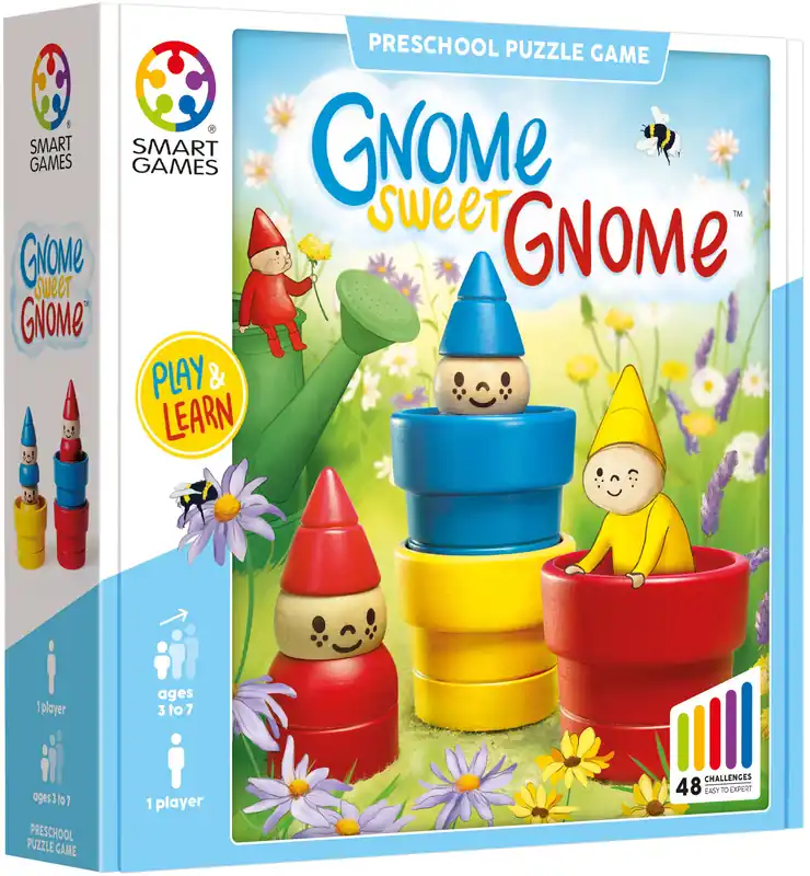 Smartgames Gnome Sweet Gnome, vanaf 3 -7 jaar Voordeelprijs